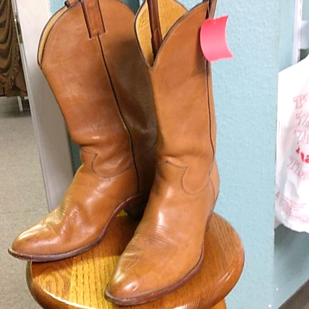 Justin Cowboy Boots Vintage size 10